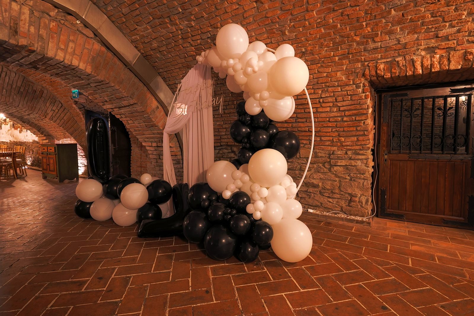 Crama Traube pregătită pentru eveniment privat